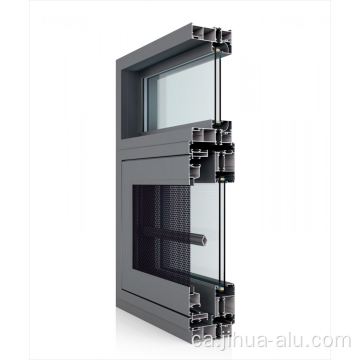 Alumini 6063-T5 Perfil d&#39;extrusió d&#39;aliatge per a la finestra Casement
